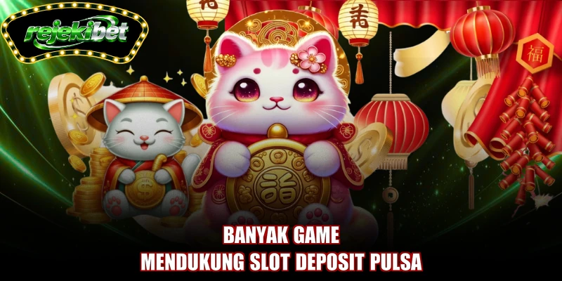 Banyak game mendukung slot deposit pulsa