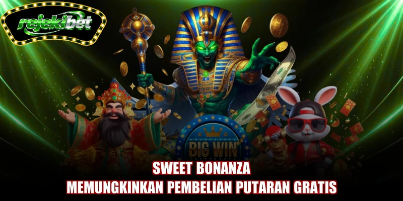 Sweet Bonanza memungkinkan pembelian putaran gratis